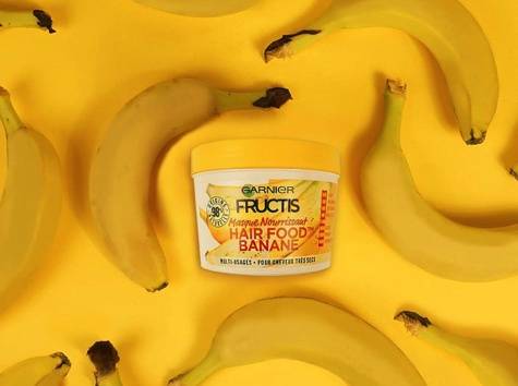Fructis Hair Food Banane, Masque Nourrissant, Cheveux Secs